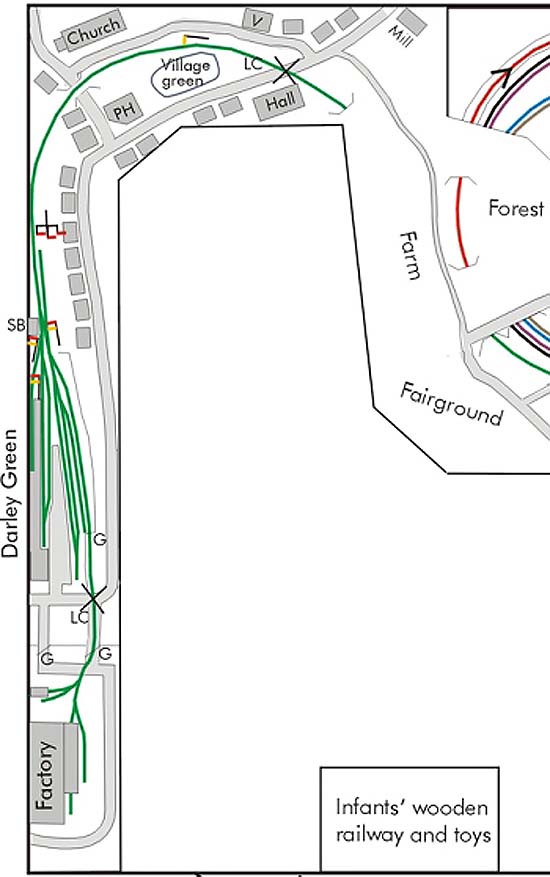 Plan of branch line extension