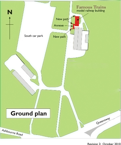 Model Railway Markeaton Park Map